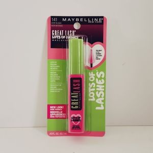 ⭐4/$15 Maybelline Great Lash Lots Of Lashes Washable Mascara Very Black